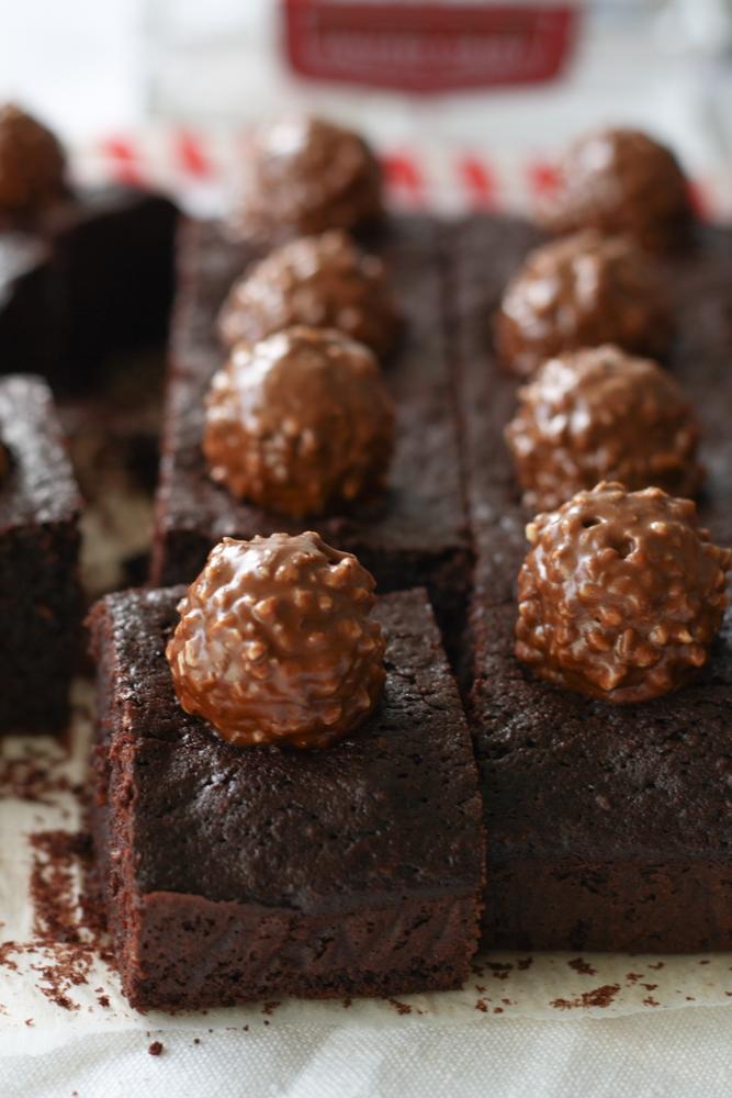 Haselnuss Brownies mit Ferrero Rocher &amp; 10 Dinge, die mich gerade ...